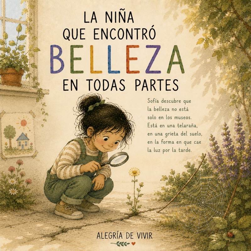 La niña que encontró belleza en todas partes